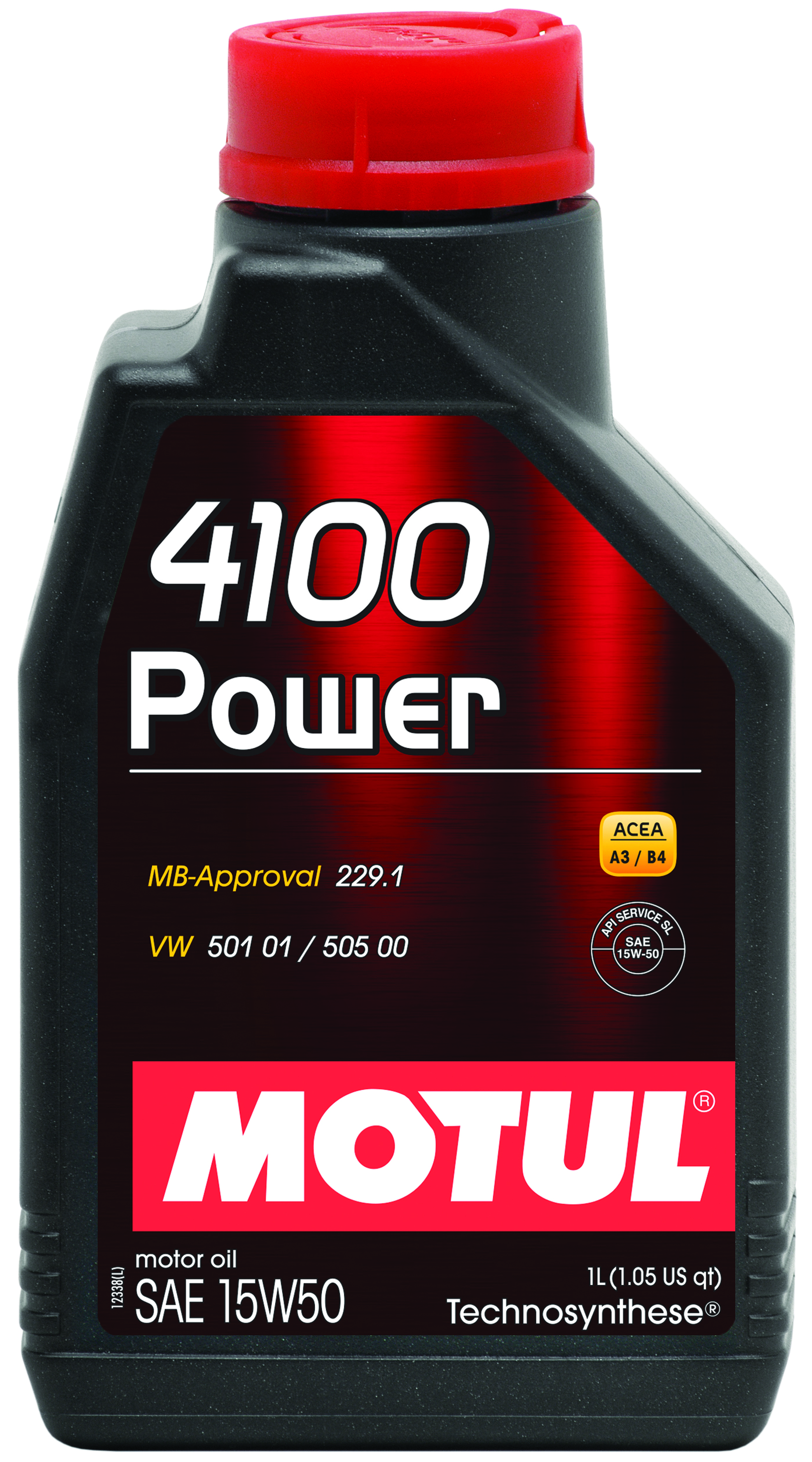 MOTUL 4100 POWER 15W50 - 1L - Technosynthese Oil